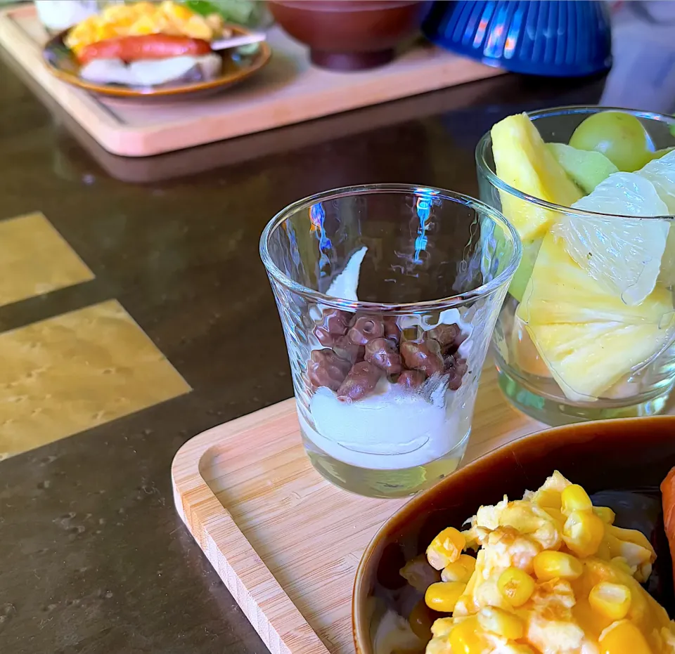 ヨーグルトに麦チョコ|かっちゃん杉さん