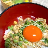 豆腐のそぼろ丼|yaeさん