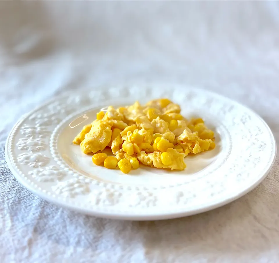 コーン入り甘い炒り玉子（スクランブルエッグ）|かっちゃん杉さん