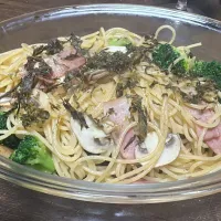 〆のパスタ|ぽんちさん