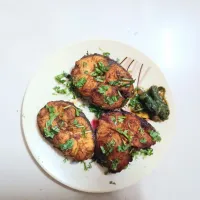 Rohu fish fry with ginger, coriander, garlic and chill chatni| Krishna Prajapatiさん