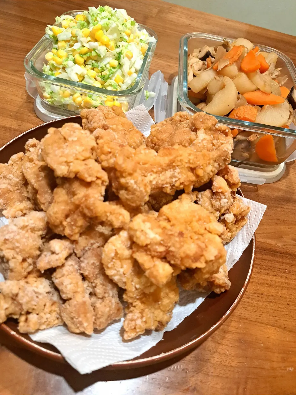 からあげ　大根煮　白菜コールスロー|m aさん