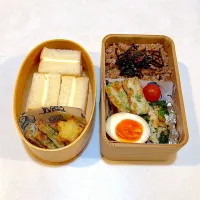 今日のオット弁当と、高２ムスメ弁当。|chi.aさん