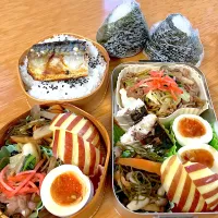 家族お弁当🍱୧⃛(๑⃙⃘◡̈︎๑⃙⃘)୨⃛❤️|ふみぃさん