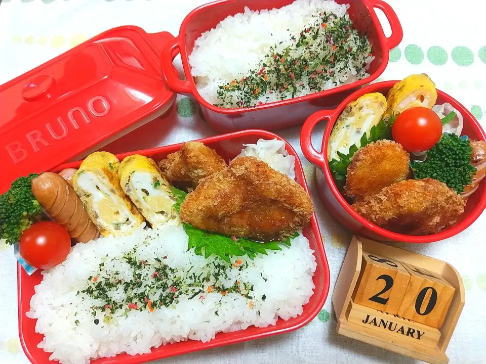 🍱今日の息子達のお弁当🍱|tomoさん