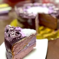 Time to eat my homebaked “Ube-Macapuno Cake”|Laarni Nabongさん