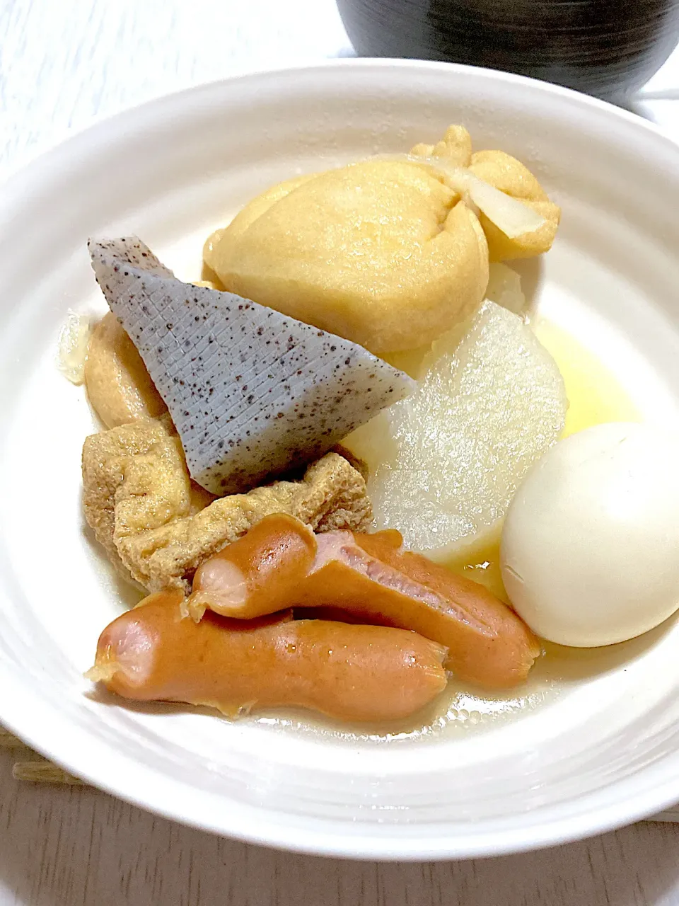 おでん🍢、お手製たくあん、白菜の鰹節浅漬け|Ayaさん