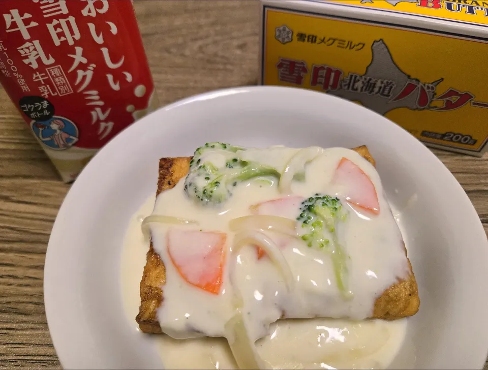 厚揚げのシチュー掛け|バンビさん