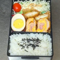 チーズロール豚カツ弁当|黒川克博さん