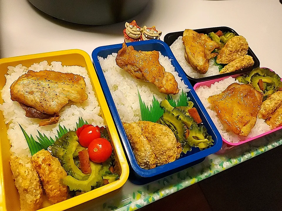夫弁当､息子弁当､娘弁当､私弁当|みどりさん