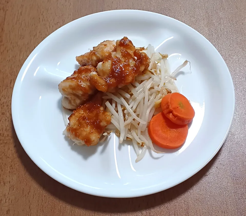 鶏肩小肉のニンニク甘味噌炒め|ナナさん