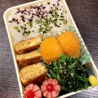 コーンコロッケ弁当|雑草シェリーさん