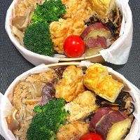 舞茸ご飯とチキンナゲット弁当|hiro♪kouさん