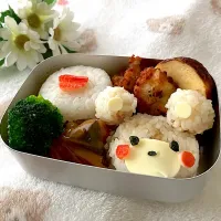 ＊くまちゃんハート♡べびたん年長さんお弁当🍱＊|＊抹茶＊さん