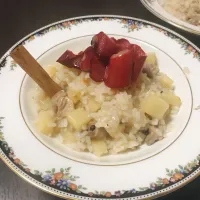 りんご🍎と鴨肉のリゾットシナモン風味|レジーナさん