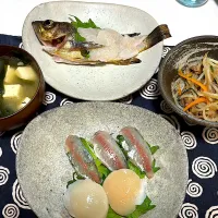 いろいろ釣り定食|たわしさん