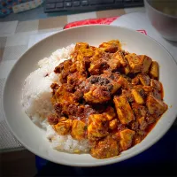 今夜は、激辛麻婆豆腐飯を頂きました😋👍🎵|ギムレットさん