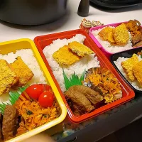 夫弁当､息子弁当､娘弁当､私弁当|みどりさん