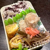 焼売とごぼう煮弁当|雑草シェリーさん