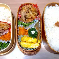 ポークチャップ弁当🍱|ふみふみさん