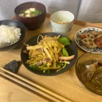 ホタルイカとジャガイモの卵炒め定食|pontalさん