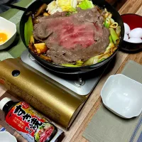 お夕飯　富良野和牛で、すき焼き|renharuruさん