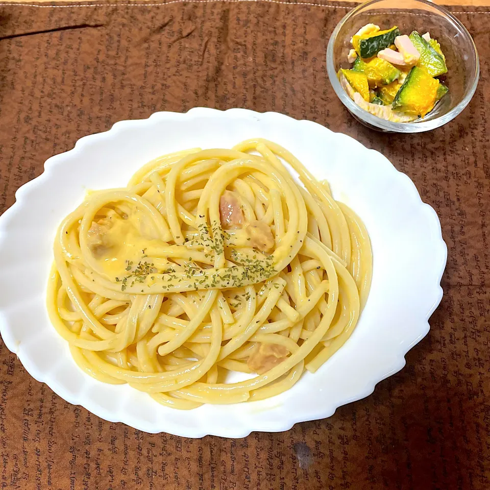 (無印良品)卵黄とチーズのカルボナーラ|ゆさんさん