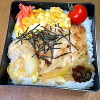 卵でとじないカツ丼弁当| ichiさん