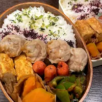 焼売とカボチャのお弁当| 雑草シェリーさん