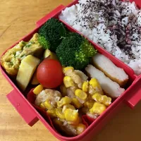 コーンハンバーグ弁当|ももちゃんのママさん