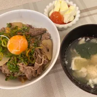 【間違えてスープに卵黄ドボン】ネギ玉牛丼|飛鳥さん