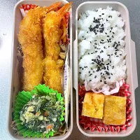 エビフライ弁当|あおのりさん