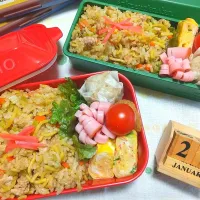 🍱今日の息子達のお弁当🍱|tomoさん