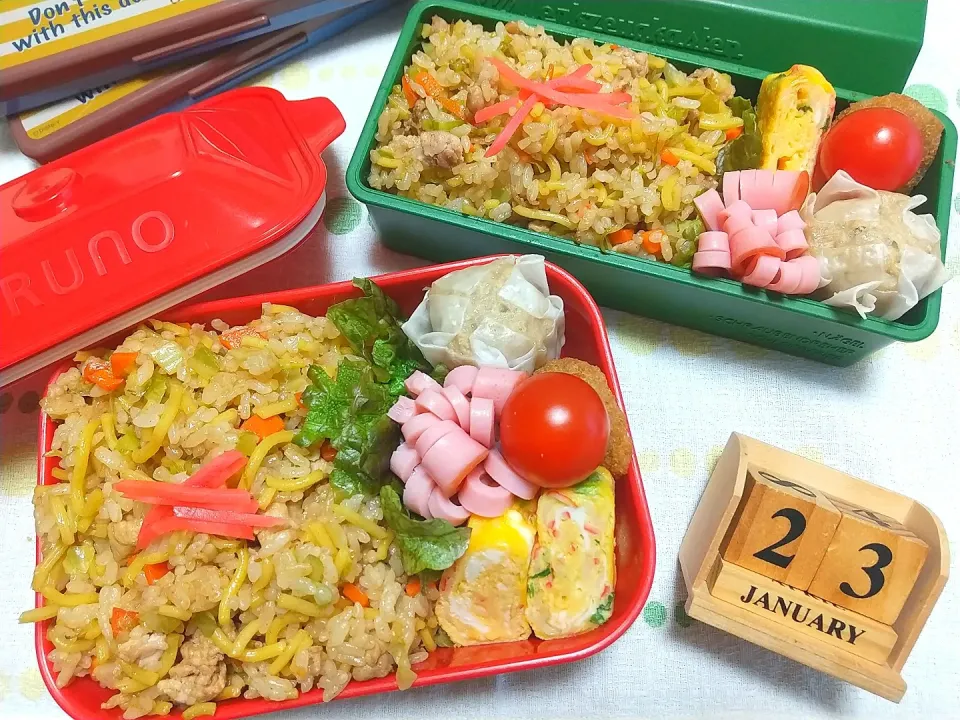 🍱今日の息子達のお弁当🍱|tomoさん