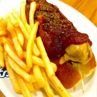 チーズホットドッグ@SKOOKUM HOTDOG DINER|M⭐︎さん