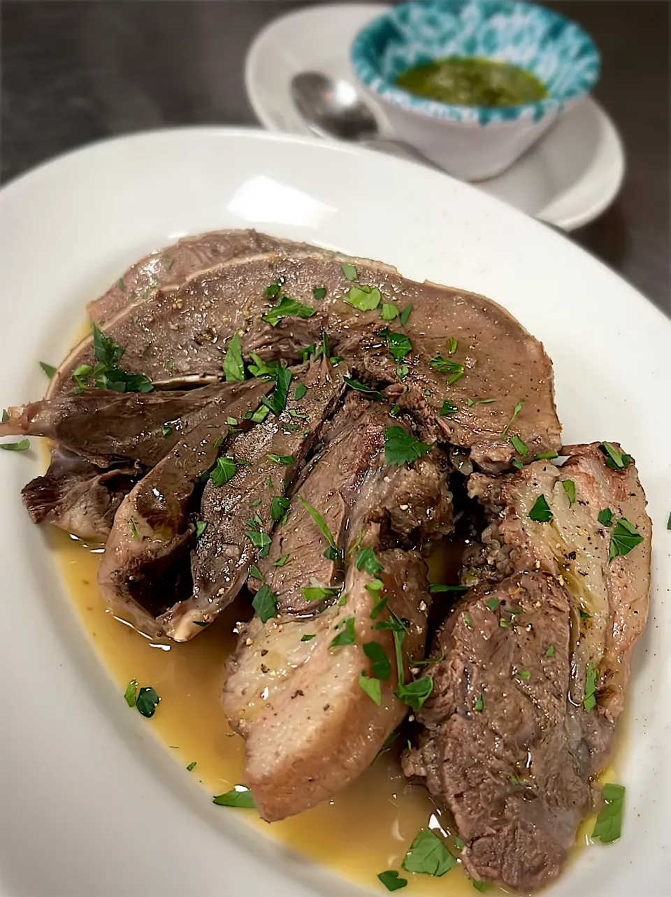 Bollito misto di cinghiale con salsa verde |有田 満弘さん