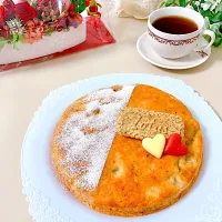 バター不使用オートミール入りバナナケーキ