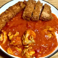 ☆とんかつ･チキンカツトッピングチキンカレー|まぁたんさん