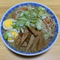 昨夜は味噌ラーメン🍜|料理好きなじいさまさん