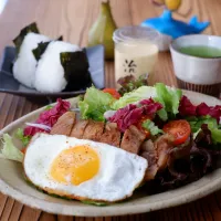 豚肉の味噌漬け焼き&目玉焼き|naokyanさん