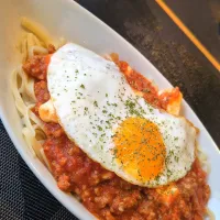 ミートソースパスタ|ちくわ大明神さん