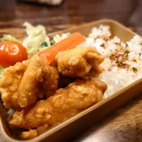 唐揚げ弁当(*^_^*)|しーPaPaさん