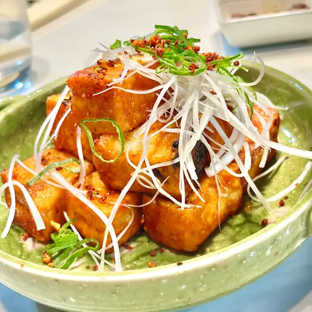 Snapdishの料理・レシピ写真:かおるさんの料理 ヤンニョムもっちり厚揚げ｜家計の味方！厚揚げチャレンジ♪