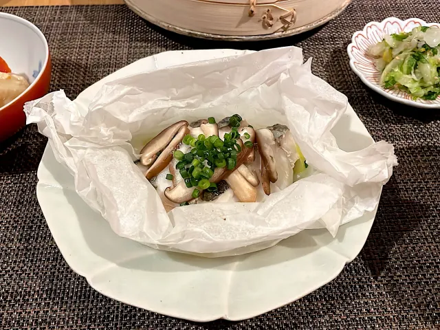 Snapdishの料理・レシピ写真:鱈のセイロ蒸し｜美味しいお魚料理が作りたいあなたへ♪