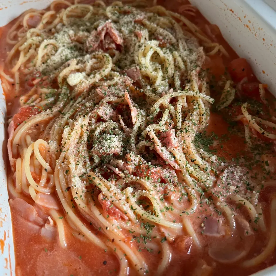 トマトクリームパスタ|sanaeさん