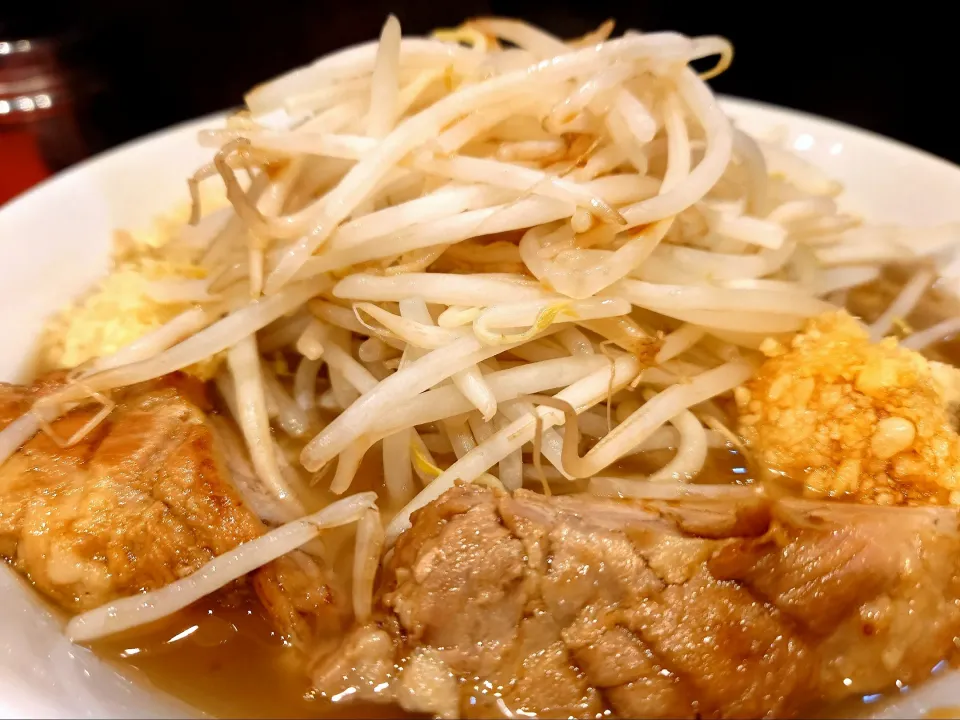 【価格改訂】
【TRY ラーメン大賞 2018年 
汁なし部門1位】 
用心棒 神保町店 
ラーメン (950円、麺300g) 
― 麺少なめ 250g
＋豚追加1 (180円) 
＋ニンニクマシ (無料) 
＋ショウガマシマシ (無料) 
@神保町3分 
(JR秋葉原駅から徒歩19分) 
25027
〈醤13塩4噌󠄀4タ1昆2出1F2冷0〉|大脇さん