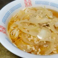 パパ作👨あったかい素麺|ぱんだのままんさん