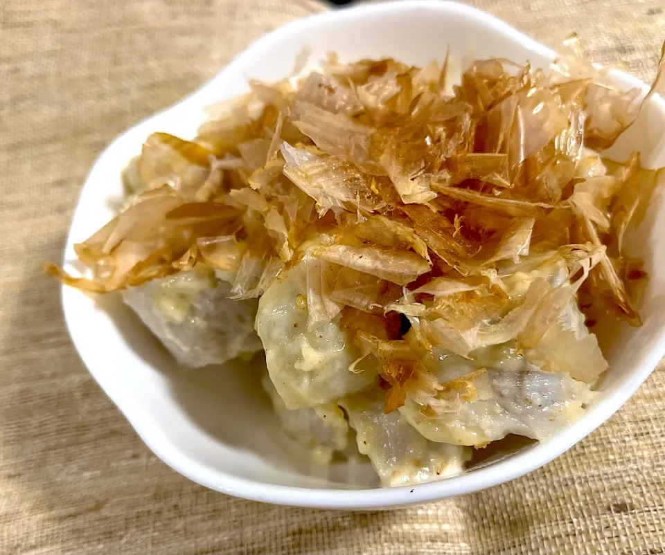 里芋のマヨ胡麻和え|茶茶茶さん