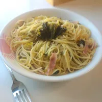 高菜パスタ|烏賊シャトルさん