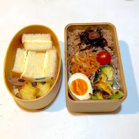 今日のオット弁当と、高２ムスメ弁当。| chi.aさん